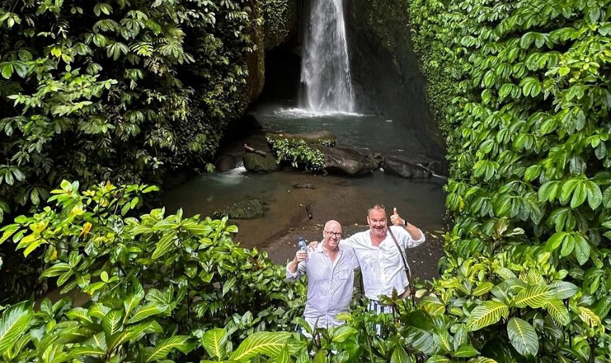 waterfalls in Ubud