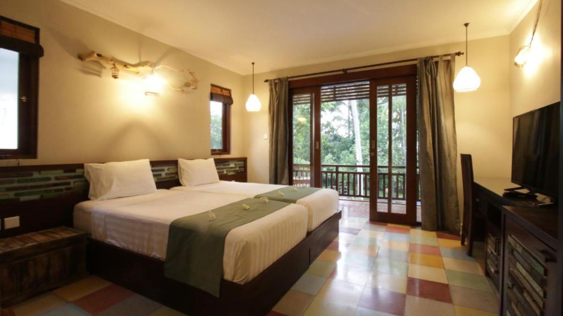 Deluxe Twin Room Green Bird Villa Ubud Bali